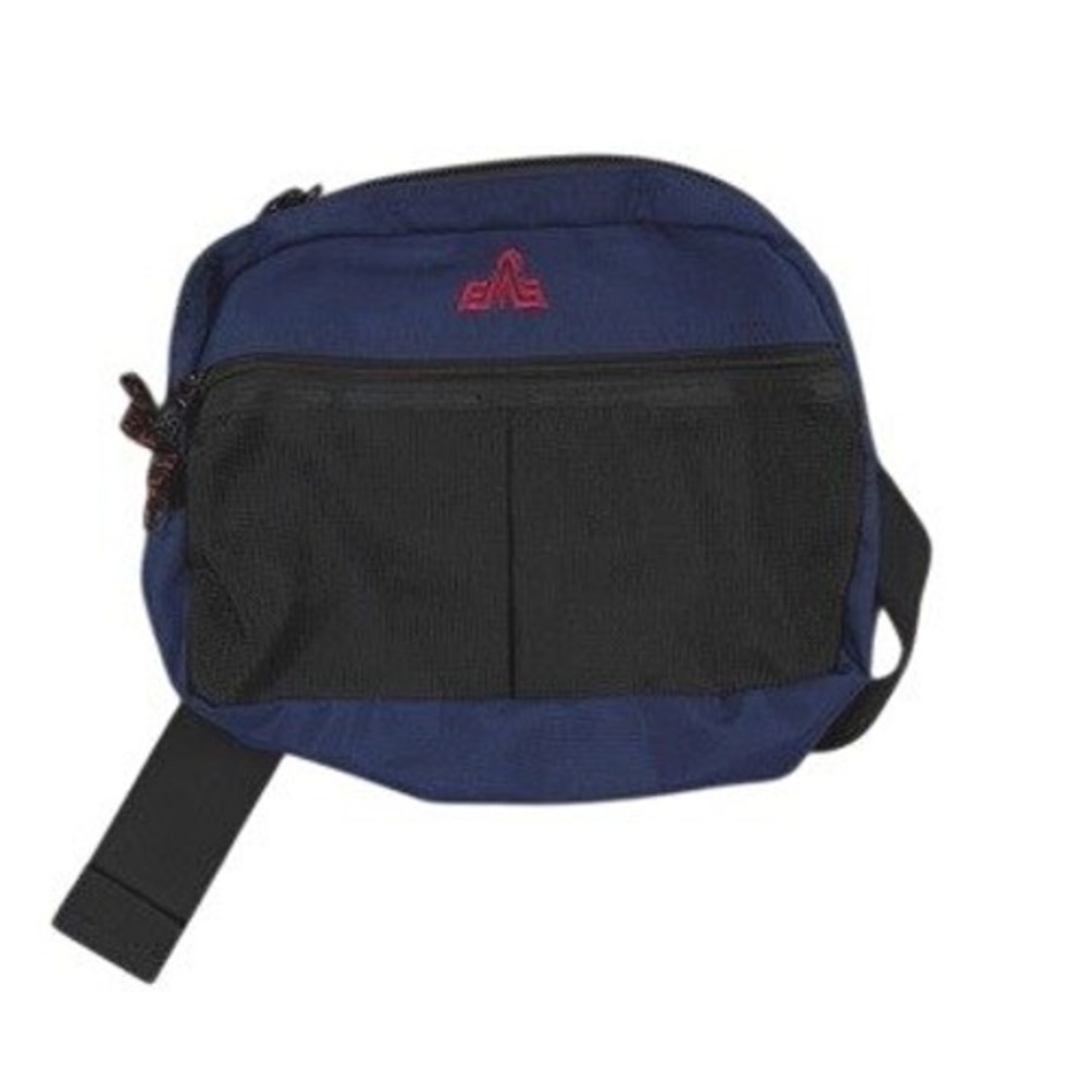 VTG EMS Fanny Pack Mens OS Navy Blue Adjustable Outdoor Hiking Gorpcore Logo